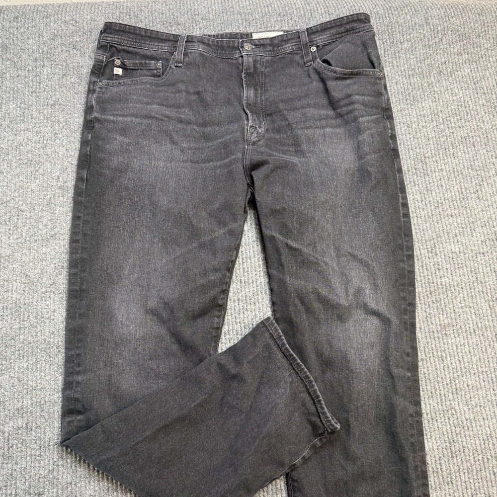 Adriano Goldschmied Jeans Mens 40x33 Black Everett Slim Straight AG-ED Denim